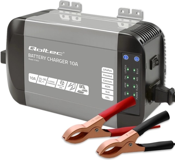 Cargador inteligente Monolith para baterías LiFePO4, AGM, GEL y SLA de 24 V 10 A