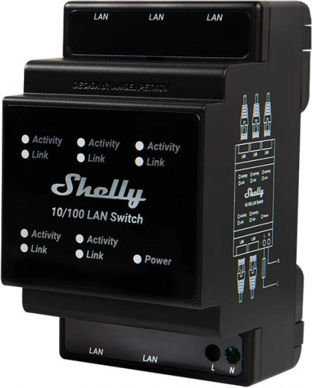 Conmutador LAN Ethernet Shelly