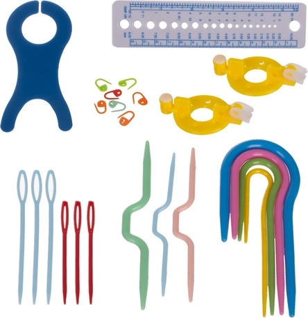 Set de ganchillo Maaleo 58 piezas en estuche