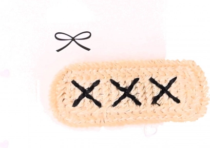 Set de bonitos clips para el pelo (10 uds) – beige, estilo boho