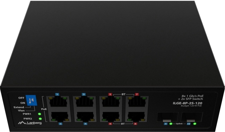PoE++ hasta 90 W por puerto para dispositivos exigentes