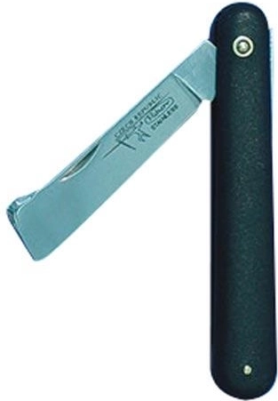 Cuchillo de injertar de jardín plegable con hoja de acero inoxidable de 60 mm