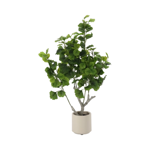 Planta artificial de ginkgo en maceta de 95 cm