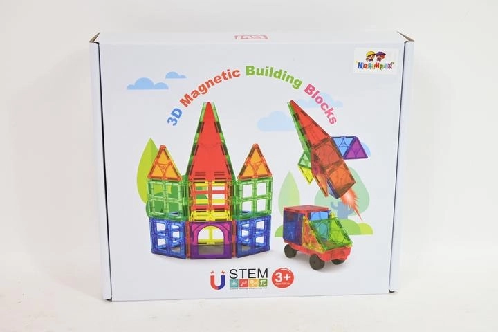 Bloques de construcción magnéticos 3D – 30 piezas