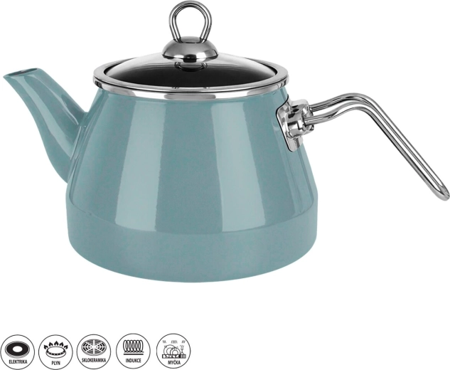 Tetera esmaltada green lem 2 l