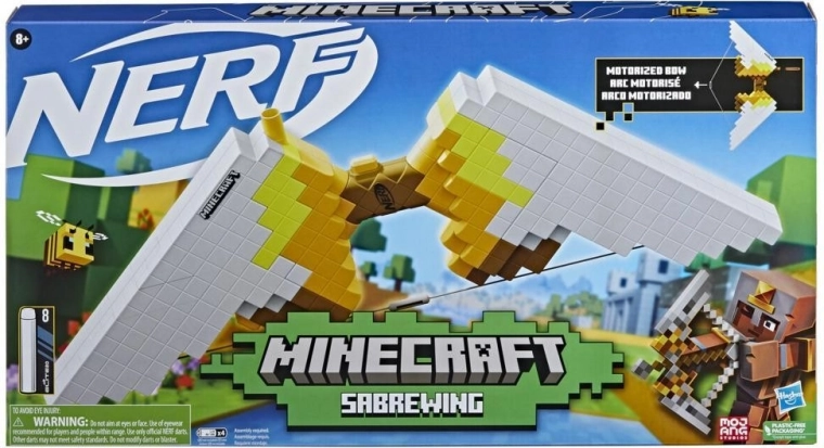 Arco Nerf Minecraft Sabrewing para dardos de espuma