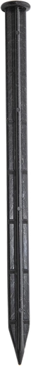 Piqueta de anclaje EKOGRID 25 cm, negra (10 uds)