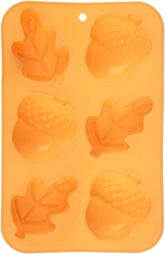 Molde de silicona para galletas y muffins motivo otoñal 27 × 17 × 3,5 cm