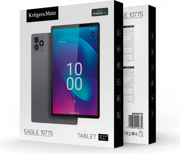 pantalla ips brillante de 10,1" para películas y trabajo