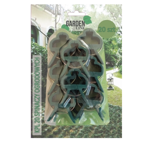 Set de 20 clips de jardín para plantas