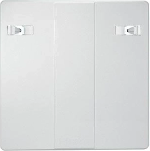Puerta de registro 400 × 400 mm de plástico blanco