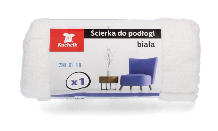 Fregona blanca para suelo Kuchcik 50 × 60 cm