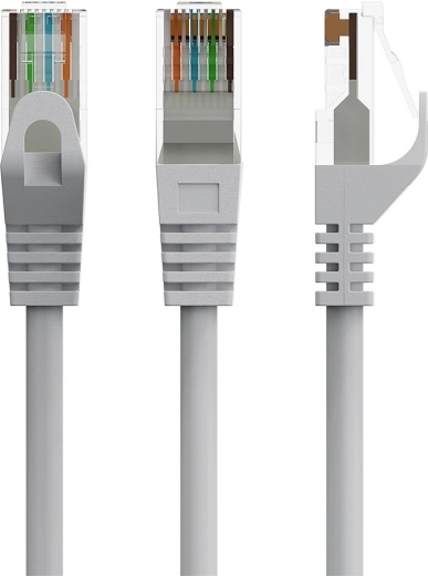 Cable patch Cat 6 UTP 0,25 m gris