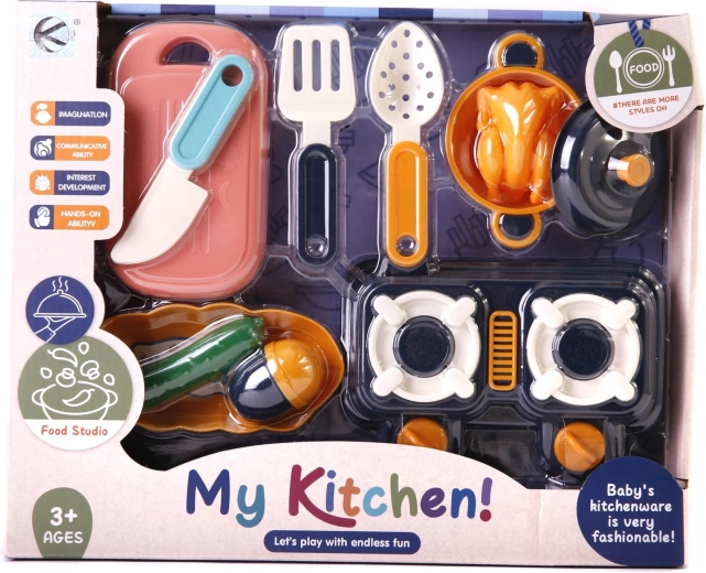 Set de cocina con accesorios (10 piezas) - 1 unidad