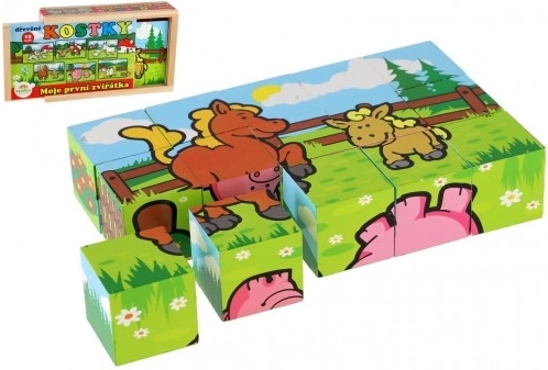 Bloques de madera Mis primeros animales