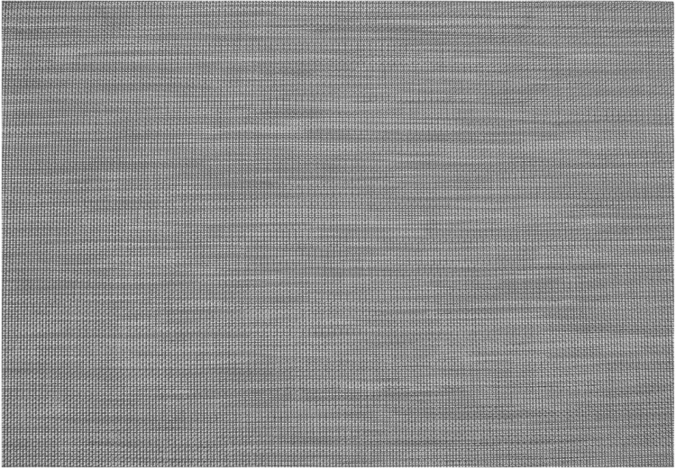 Mantel individual de PVC y poliéster 45 × 30 cm gris