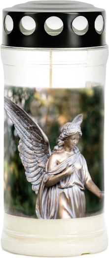 Vela de cementerio Provence con corazón – duración 4 días