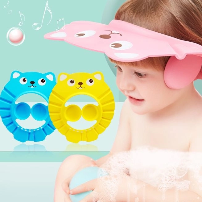 Visera de baño infantil antiagua – rosa