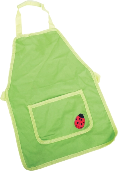Delantal infantil de jardín verde con mariquita BIGJIGS TOYS