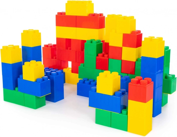 72 bloques de colores para grandes construcciones