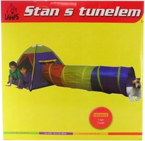 Tienda infantil tipo iglú con túnel