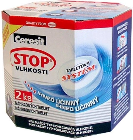 Recambio para absorbente de humedad CERESIT AERO 360 – 2× tableta de 450 g