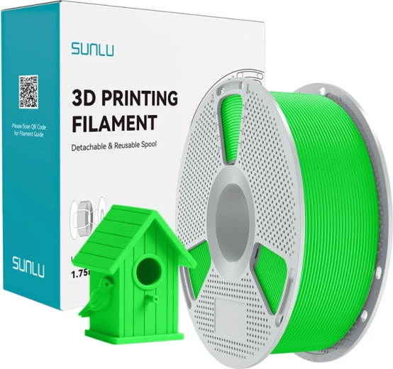 Filamento Sunlu ASA verde 1,75 mm