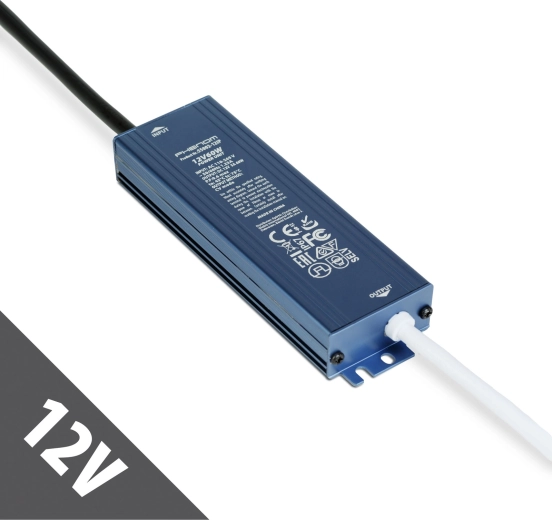 Fuente de alimentación estabilizada de red 12 V CC 60 W 5 A IP67