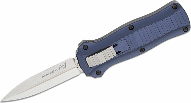 Benchmade Mini Infidel Crater Blue cuchillo automático 7,9 cm edición limitada