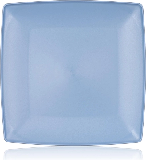 Bandeja de servir Culinaria 23,5 × 23,5 cm, plástico azul claro