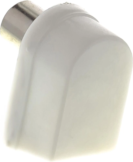 Toma coaxial acodada de plástico SENCOR