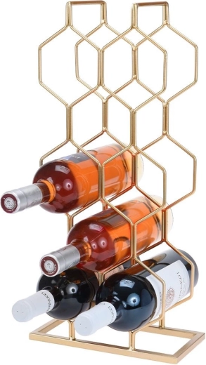 Almacenamiento horizontal seguro de hasta 8 botellas