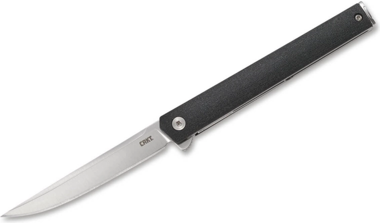 Cuchillo de bolsillo CRKT CEO Flipper 8 cm, negro, FRN