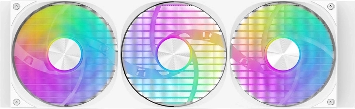 Módulo integrado de tres ventiladores ARGB con PWM y funcionamiento silencioso