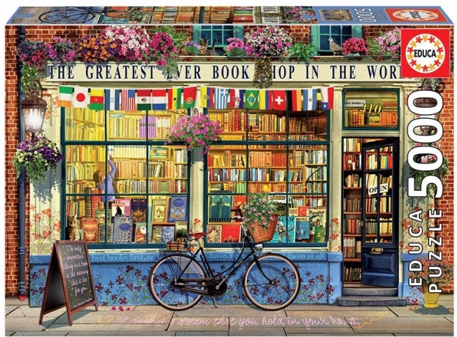 Puzzle EDUCA La librería más grande del mundo 5000 piezas