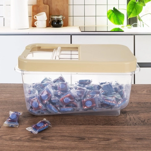 Tapa deslizante para dosificación rápida