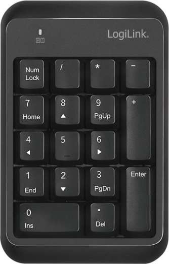 Teclado numérico Bluetooth LogiLink v5.1 negro