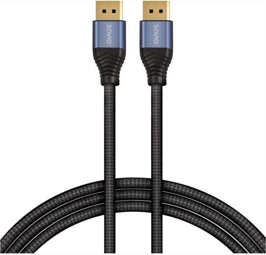 Cable DisplayPort 2.1 Savio 8K 1 m