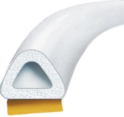 Burlete para ventanas y puertas D 9 × 8 mm, blanco, 100 m