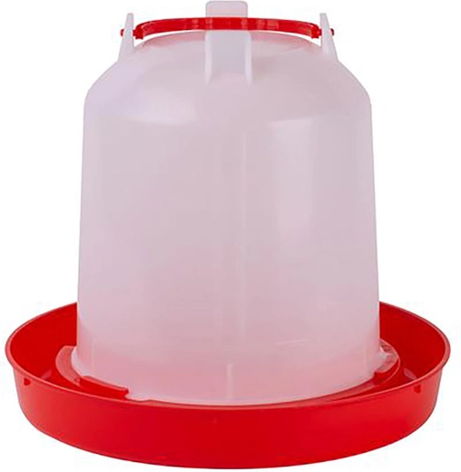 Bebedero para aves de corral 6 l de plástico