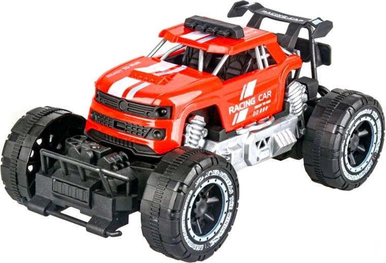 Coche todoterreno de fricción rojo - 1 pieza