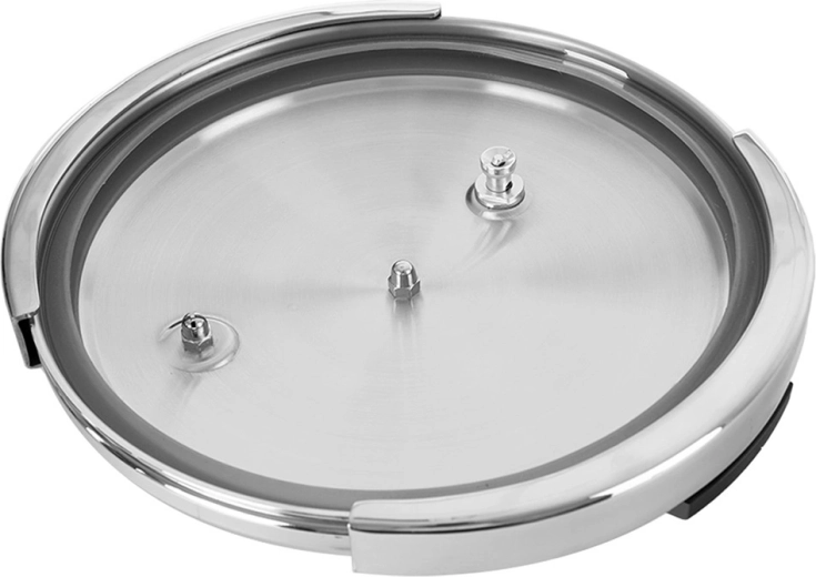 Fondo sándwich doble para calor uniforme