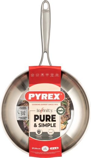 Sartén Infinity 28 cm Pyrex inoxidable