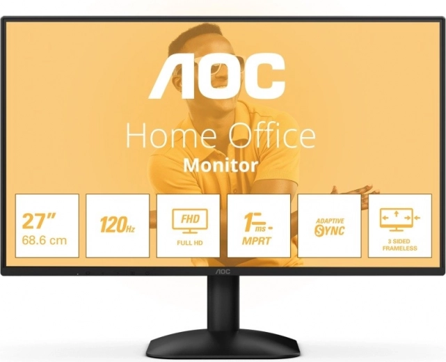 Monitor IPS AOC de 27" Full HD 120 Hz con respuesta rápida