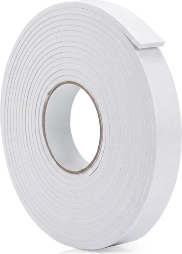 FX Tools cinta de sellado de espuma autoadhesiva blanca para puertas y ventanas 2 cm, 6 m