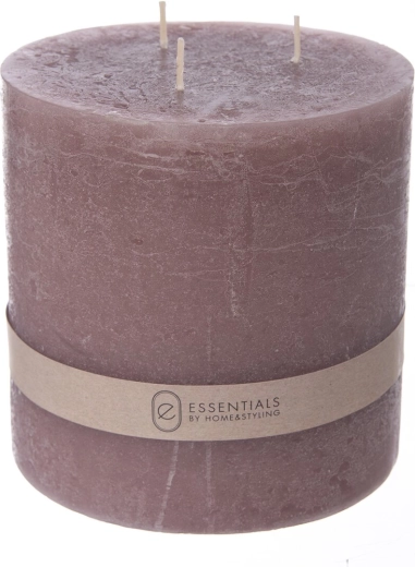 Vela decorativa rosa 1410 g 14 × 14 cm