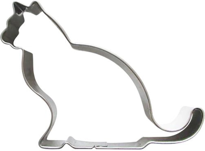 Cortador de galletas – gato, acero inoxidable 5–6 cm
