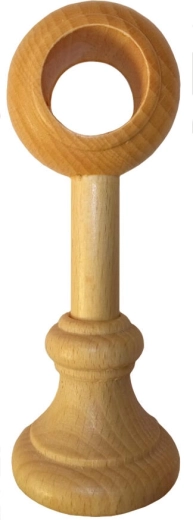 Soporte de madera para barra de cortina – pino