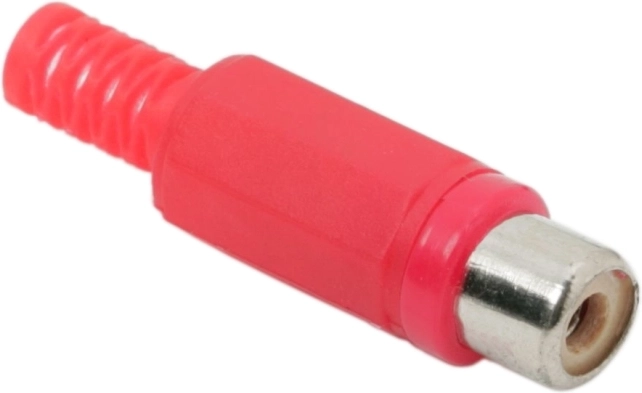 Conector RCA hembra con protección contra la rotura