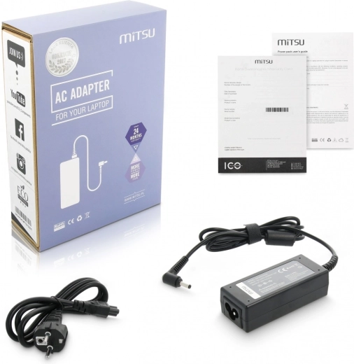 Adaptador de corriente Mitsu para Asus 19 V 2,37 A 45 W